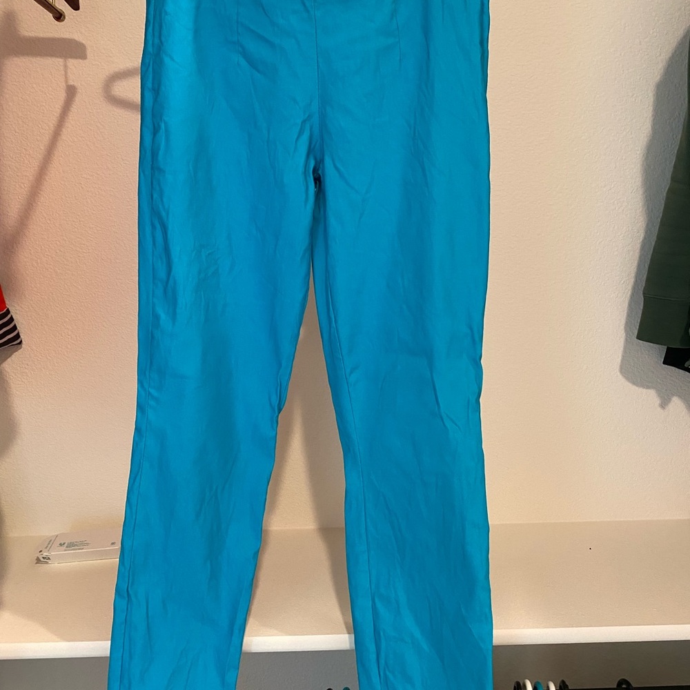 Violets & Roses teal dress pants
